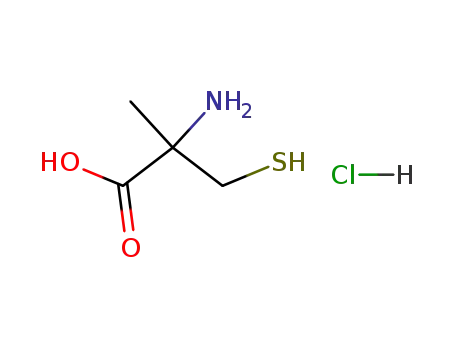 α-amino-β-mercapto-isobutyric acid ; hydrochloride