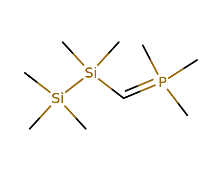 Molecular Structure of 29947-67-9 (trimethyl[(pentamethyldisilanyl)methylidene]-lambda~5~-phosphane)