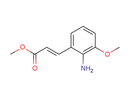 2-amino-3-methoxy-<i>trans</i>-cinnamic acid methyl ester