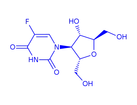Molecular Structure of 302790-83-6 (2,5-ANHYDRO-3-DEOXY-3-(5-FLUORO-3,4-DIHYDRO-2,4-DIOXO-1(2H)-PYRIMIDINYL)-D-MANNITOL)