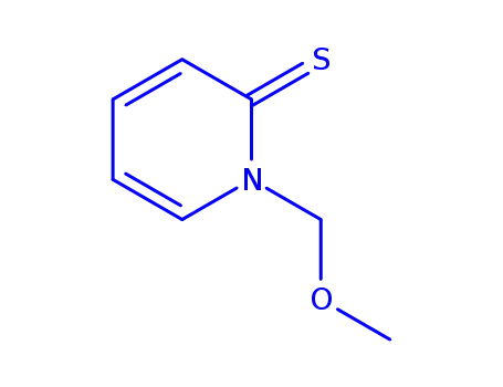 Molecular Structure of 223930-79-8 (2(1H)-Pyridinethione,  1-(methoxymethyl)-)