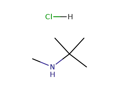 Molecular Structure of 22675-79-2 (N,2-dimethylpropan-2-amine)