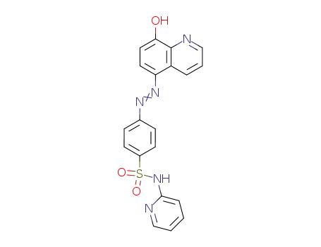 Molecular Structure of 29821-91-8 (4-[(2E)-2-(8-oxoquinolin-5(8H)-ylidene)hydrazino]-N-pyridin-2-ylbenzenesulfonamide)