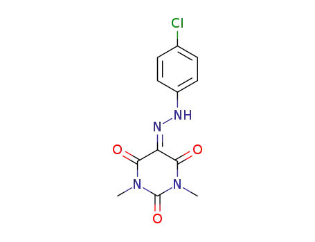 5-[(4-Chlorophenyl)hydrazinylidene]-1,3-dimethyl-1,3-diazinane-2,4,6-trione