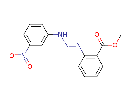 Benzoic acid,2-[3-(3-nitrophenyl)-2-triazen-1-yl]-, methyl ester