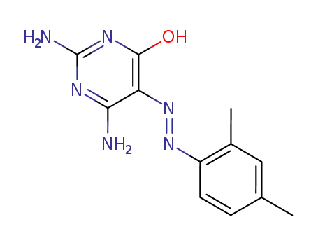 Molecular Structure of 30188-98-8 (2,6-diamino-5-[(2,4-dimethylphenyl)hydrazono]pyrimidin-4(5H)-one)