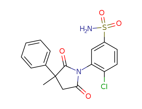 4-CHLORO-3-(2,5-DIOXO-3-METHYL-3-PHENYL-1-PYRROLIDINYL)BENZENESULFONAMIDECAS