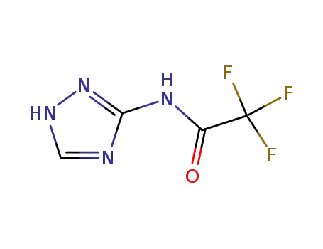 Molecular Structure of 30092-28-5 (2,2,2-trifluoro-N-(1H-1,2,4-triazol-5-yl)acetamide)