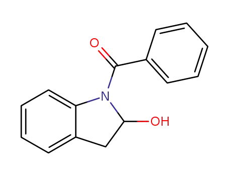 Molecular Structure of 22397-24-6 (1-Benzoyl-2-indolinol)