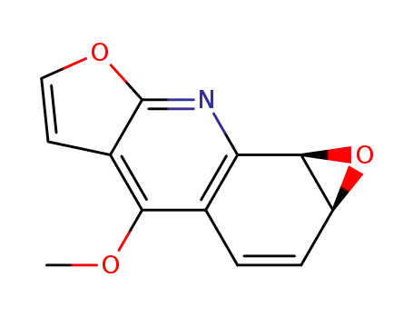 Molecular Structure of 865878-25-7 (dictamnine 7,8-oxide)