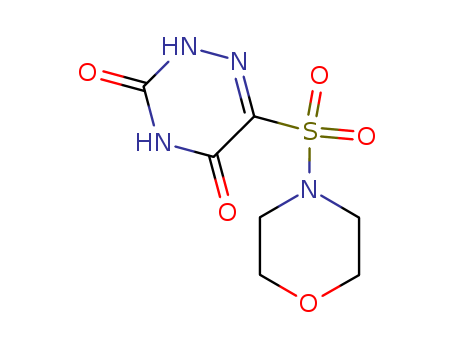 1,2,4-Triazine-3,5(2H,4H)-dione,6-(4-morpholinylsulfonyl)- cas  30018-60-1