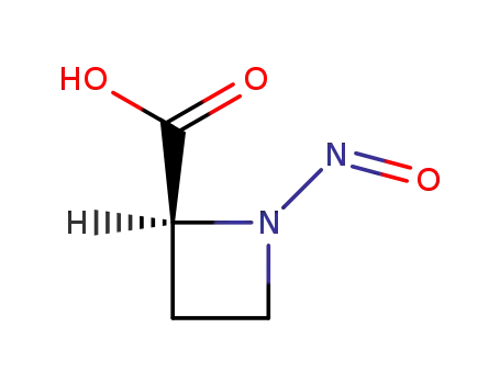 Molecular Structure of 30248-47-6 (N-Nitroso-L-azetidine-2-Carboxylic Acid)