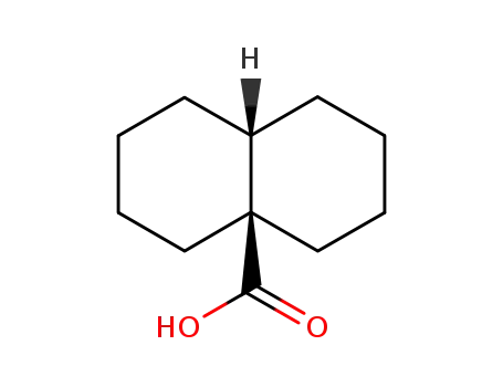 Molecular Structure of 3021-73-6 (CIS-OCTAHYDRO-4A(2H)-NAPHTHALENECARBOXYLIC ACID)