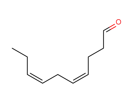 Molecular Structure of 22644-09-3 ((4Z,7Z)-4,7-Decadienal)