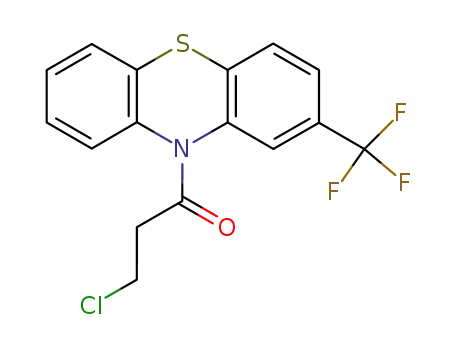 3-Chloro-1-(2-(trifluoromethyl)-10H-phenothiazin-10-yl)propan-1-one