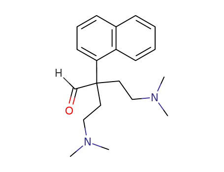 Molecular Structure of 30120-99-1 (α,α-Bis[2-(dimethylamino)ethyl]-1-naphthaleneacetaldehyde)