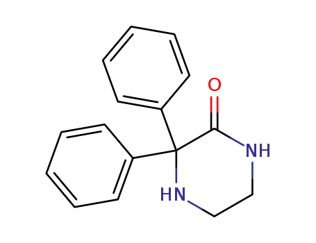 Molecular Structure of 22476-76-2 (3,3-diphenylpiperazin-2-one)