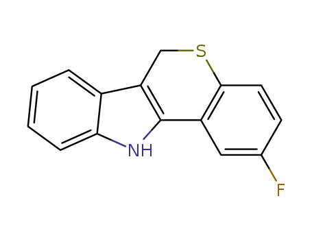 [1]Benzothiopyrano[4,3-b]indole,2-fluoro-6,11-dihydro-