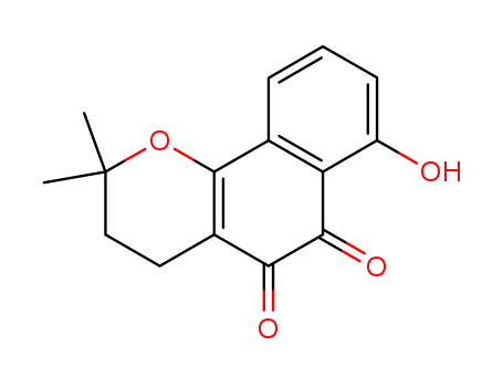 7-hydroxy-2,2-dimethyl-3,4-dihydro-2H-benzo[h]chromene-5,6-dione