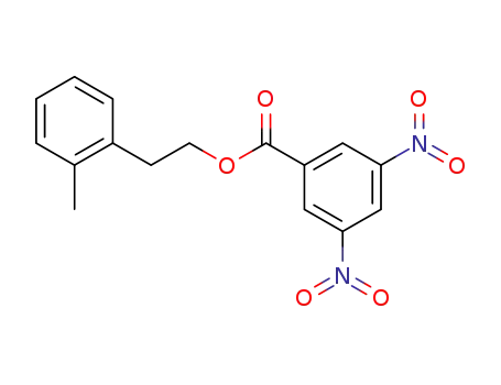 Molecular Structure of 22545-17-1 (2-(2-methylphenyl)ethyl 3,5-dinitrobenzoate)