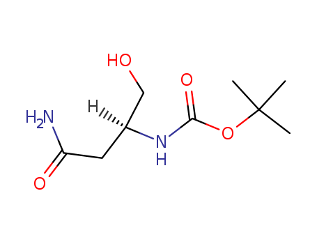 Carbamic acid,[3-amino-1-(hydroxymethyl)-3-oxopropyl]-, 1,1-dimethylethyl ester, (S)- (9CI)
