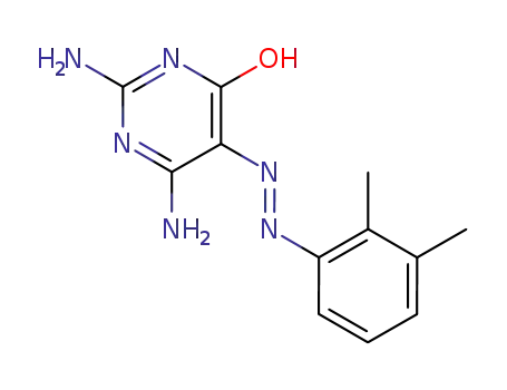 Molecular Structure of 30188-97-7 (2,6-diamino-5-[(2,3-dimethylphenyl)hydrazono]pyrimidin-4(5H)-one)