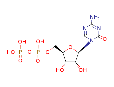 4-Amino-1-[5-O-[hydroxy(phosphonooxy)phosphinyl]-β-D-ribofuranosyl]-1,3,5-triazin-(1H)-one