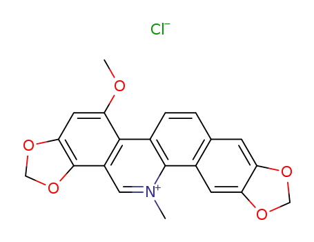 Molecular Structure of 30044-85-0 (Chelirubine Chloride)