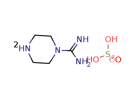 Molecular Structure of 22365-47-5 (Piperazine-1-carboxamidine hemisulfate)