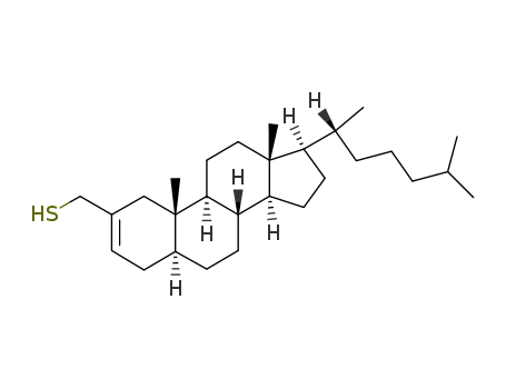2-Mercaptomethyl-5α-cholesten-(2)