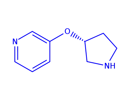 Molecular Structure of 224818-27-3 (3-(3-PYRROLIDINYLOXY)PYRIDINE)