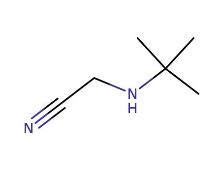 Molecular Structure of 22687-16-7 (N-tert-butyl-aminoacetonitrile)