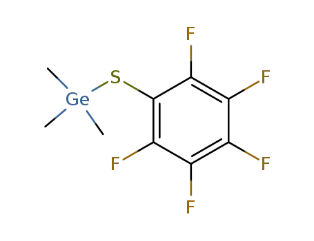 Trimethyl[(pentafluorophenyl)thio]germane
