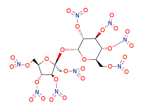 a-D-Glucopyranoside,1,3,4,6-tetra-O-nitro-b-D-fructofuranosyl, tetranitrate (9CI)