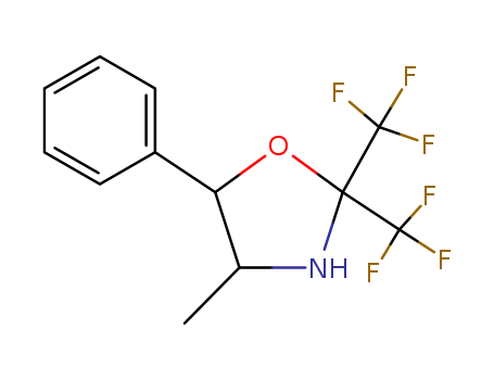 Oxazolidine,4-methyl-5-phenyl-2,2-bis(trifluoromethyl)-