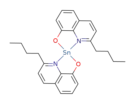 Molecular Structure of 30106-82-2 (Tin, bis(2-butyl-8-quinolinolato)-)