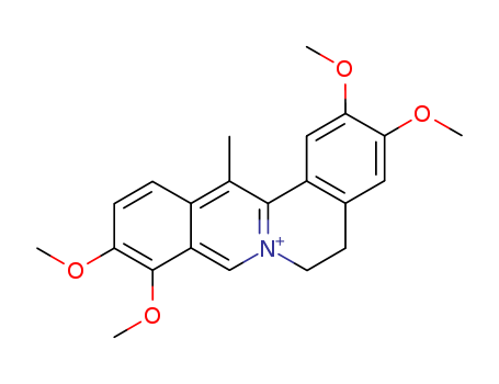 Dibenzo[a,g]quinolizinium,5,6-dihydro-2,3,9,10-tetramethoxy-13-methyl-