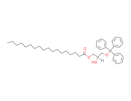 Molecular Structure of 34487-34-8 ([R,(-)]-1-O-Stearoyl-3-O-trityl-D-glycerol)