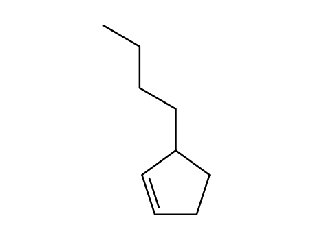 Molecular Structure of 22531-00-6 (3-butylcyclopentene)