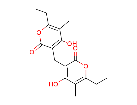 2H-Pyran-2-one,3,3'-methylenebis[6-ethyl-4-hydroxy-5-methyl-