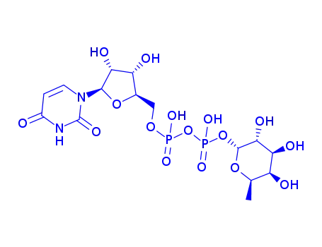 Uridine 5'-diphosphoric acid beta-(alpha-D-fucopyranosyl) ester