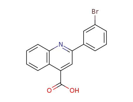 4-Quinolinecarboxylic acid, 2-(3-bromophenyl)-
