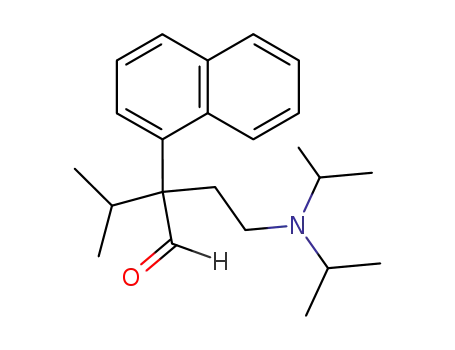 α- [2- [비스 (이소 프로필) 아미노] 에틸] -α- 이소 프로필 -1- 나프탈렌 아세트 알데히드
