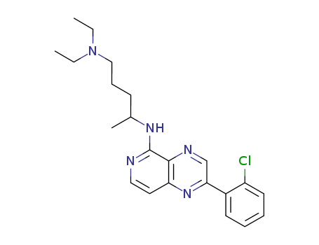 1,4-Pentanediamine,N4-[2-(2-chlorophenyl)pyrido[3,4-b]pyrazin-5-yl]-N1,N1-diethyl- cas  30146-48-6
