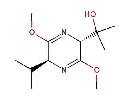 (3R,6S)-3,6-Dihydro-3-(1-hydroxy-1-methylethyl)-6-isopropyl-2,5-dimethoxypyrazin