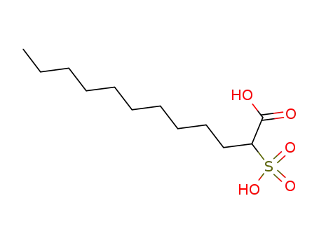 Molecular Structure of 3054-88-4 (2-sulfododecanoic acid)