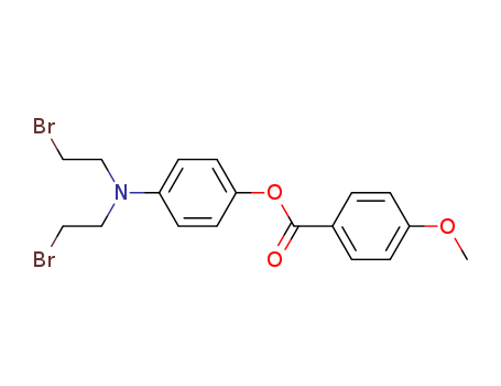 4-[Bis(2-bromoethyl)amino]phenyl=4-methoxybenzoate