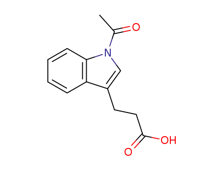 3-(1-아세틸인돌-3-일)프로판산