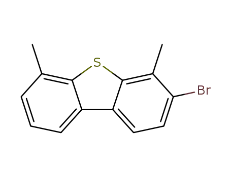 Molecular Structure of 1055331-37-7 (3-bromo-4,6-dimethyldibenzo[b,d]thiophene)