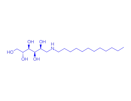 Molecular Structure of 23386-28-9 (N-Dodecylglucamine)